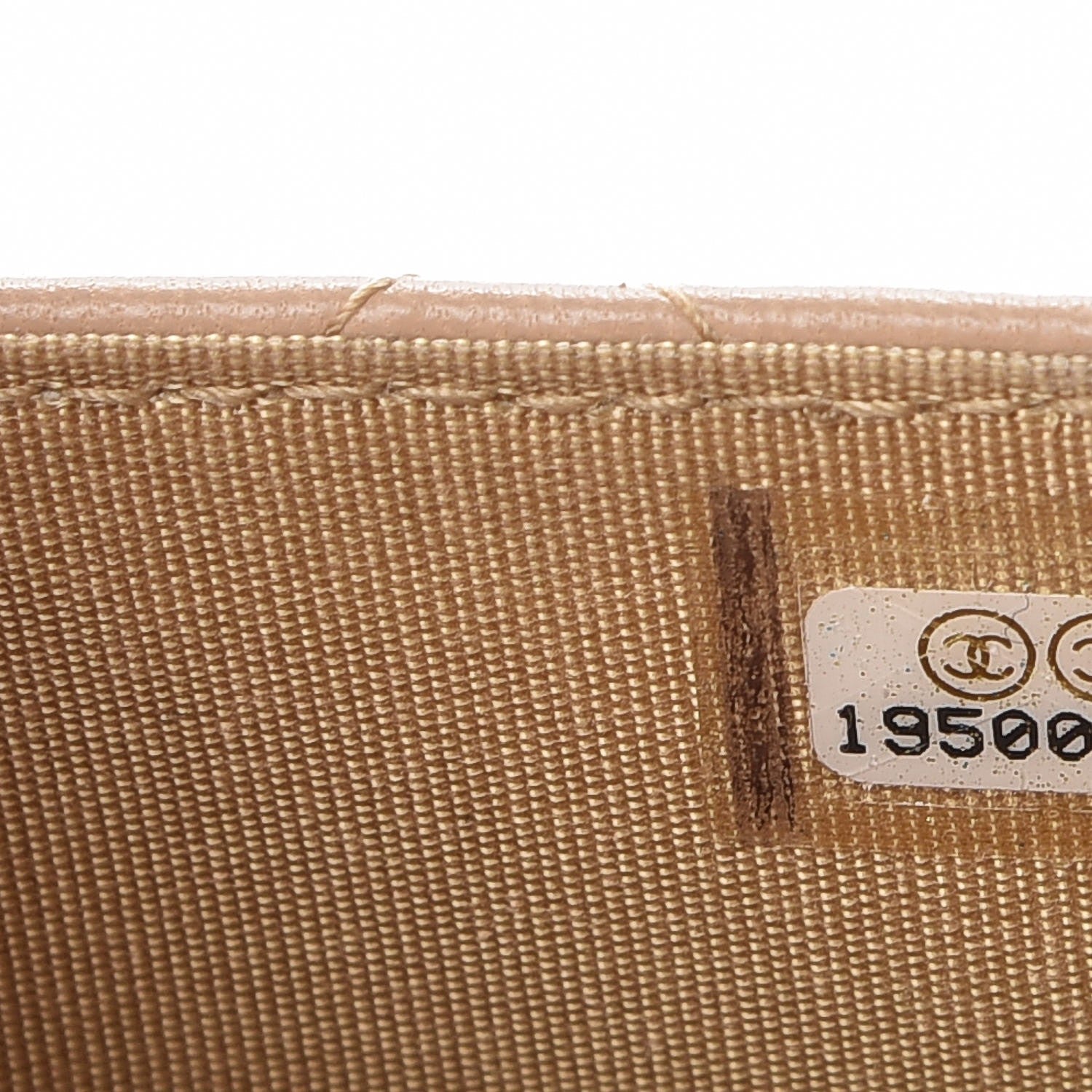 Chanel Calfskin Diamond Stitch Wallet On Chain WOC Beige 8 of 10