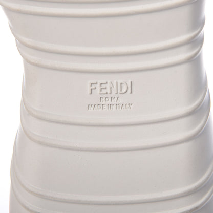 Fendi X FILA Vitello Mania Painted Mens Chunky Sneakers 9 Ice White Caipiroska Blueberry 6 of 8