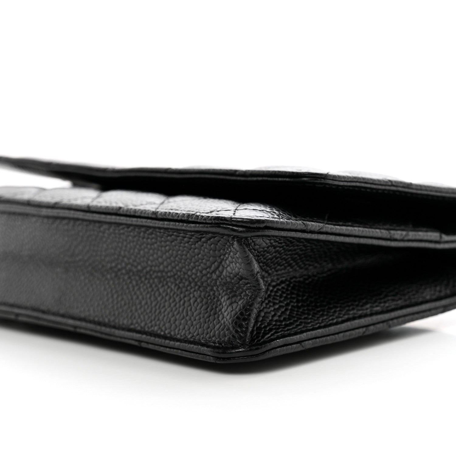 Chanel Caviar Quilted Wallet on Chain WOC Black 10 of 11