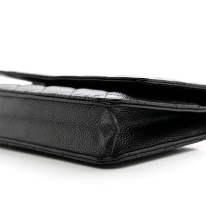 Chanel Caviar Quilted Wallet on Chain WOC Black 10 of 11