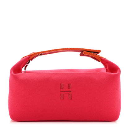 Hermes Canvas Small Bride-A-Brac Pouch Hibiscus 1 of 6