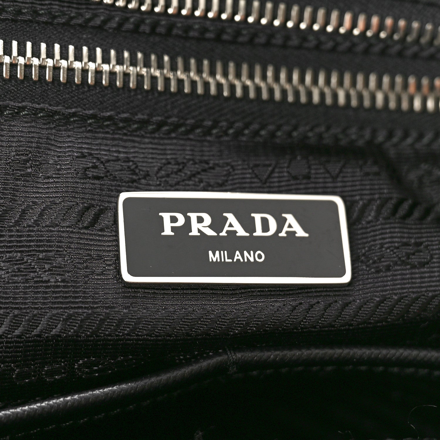 Prada Nylon Vela Baby Bag Black 7 of 12