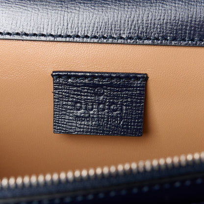 Gucci Casy Wool Azalea Calfskin Dionysus Shoulder Bag Bitter Blue 6 of 10