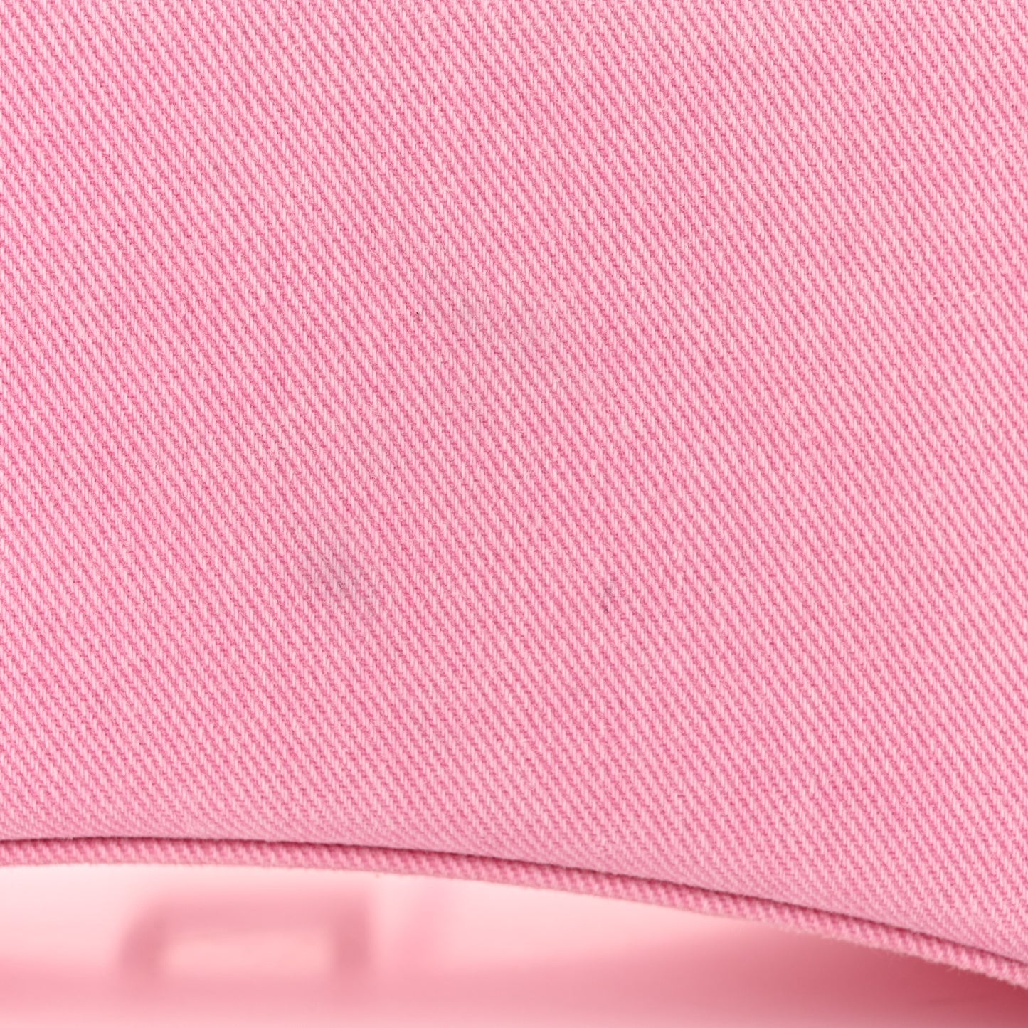 Nappa Denim Printed Small Hourglass Top Handle Bag Denim Pink