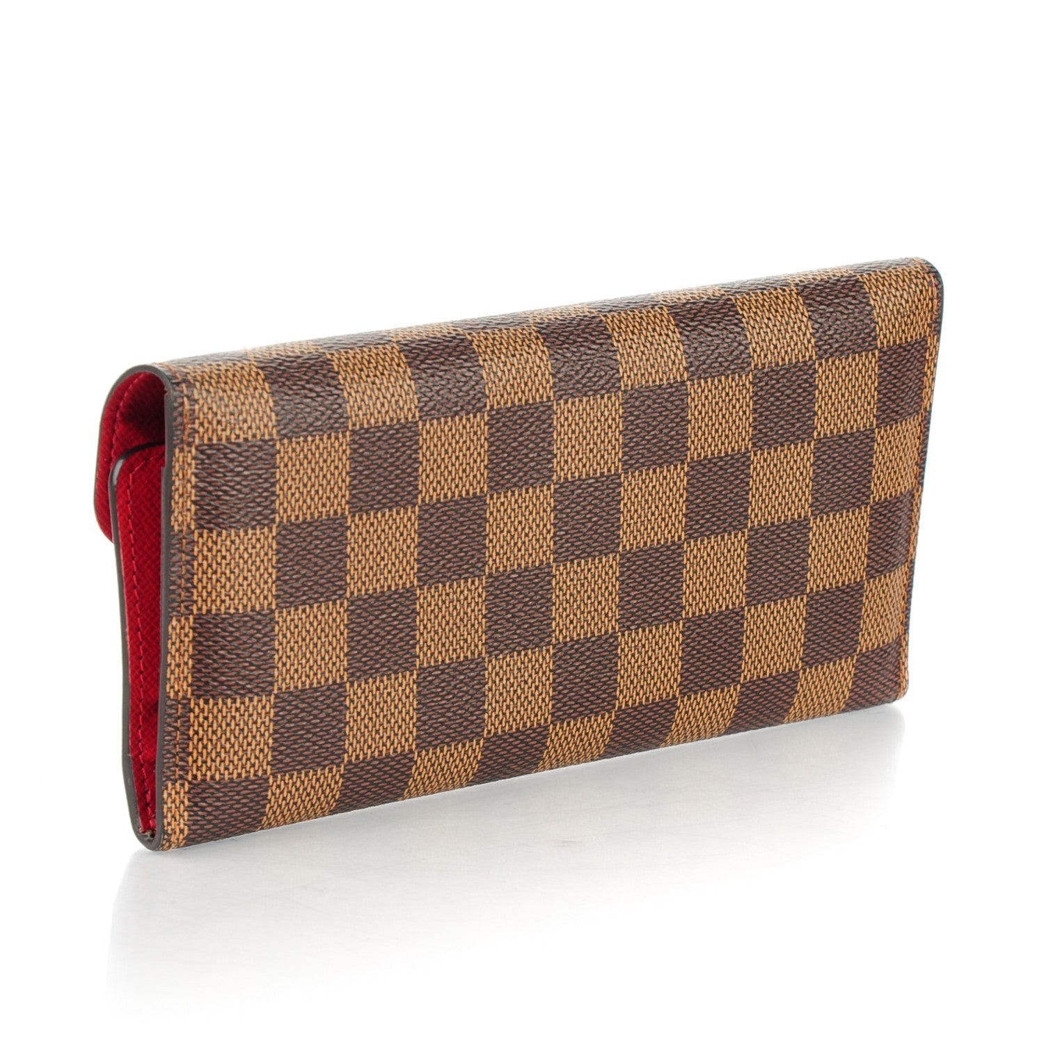 Louis Vuitton Damier Ebene Josephine Wallet Red 3 of 7