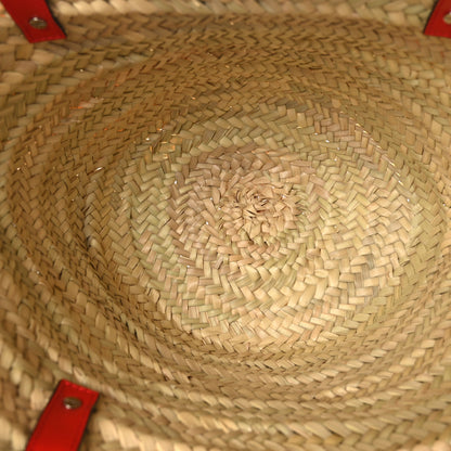 Christian Louboutin Woven Straw Loubishore Tote White 5 of 7