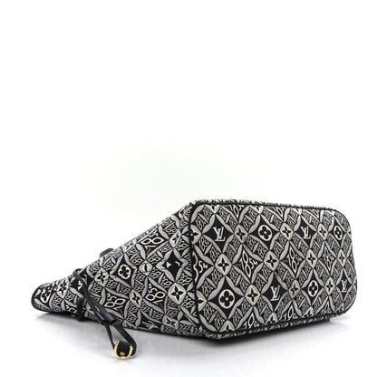 Louis Vuitton Jacquard Since 1854 Neverfull MM Grey 4 of 8