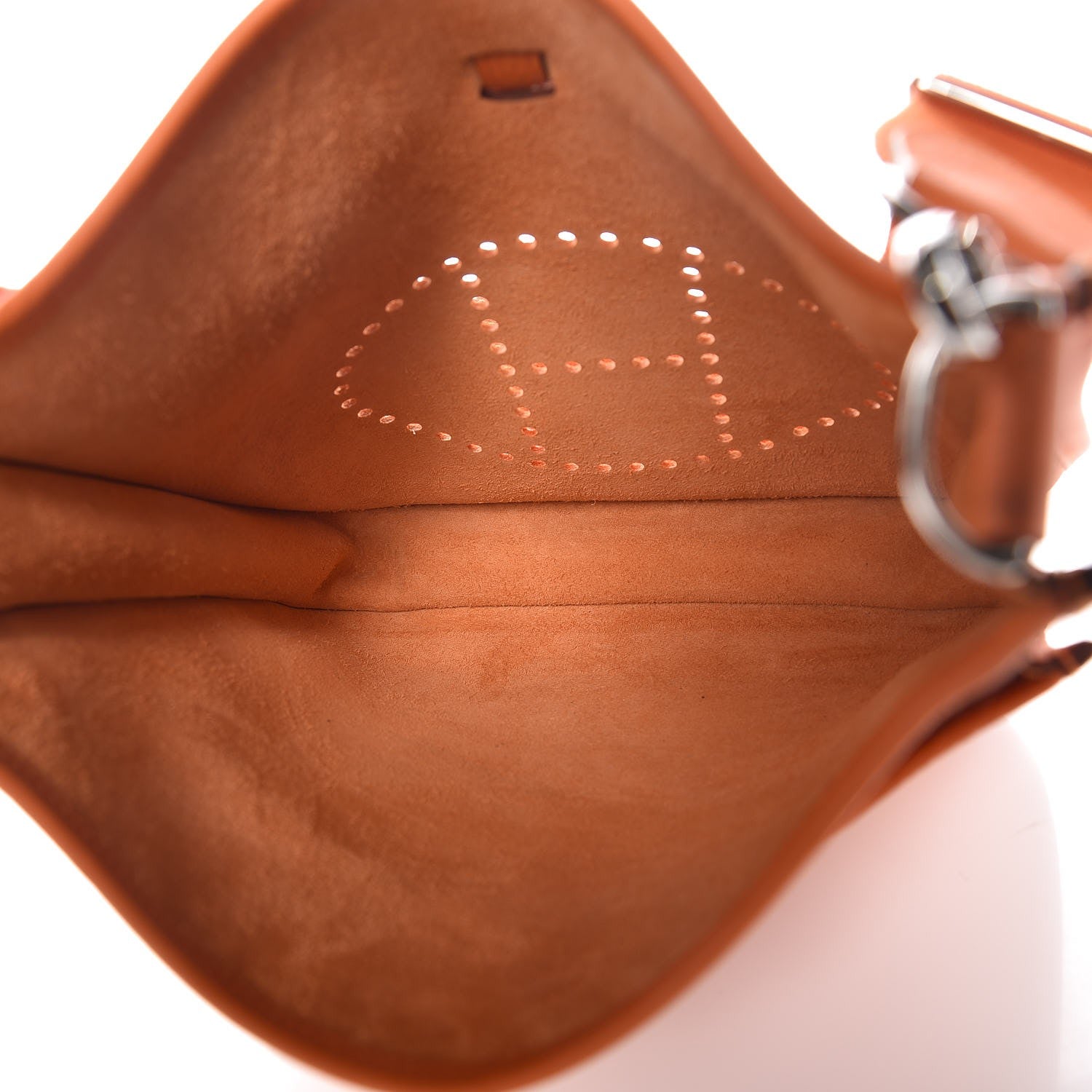 Hermes Taurillon Clemence Evelyne III PM Orange 5 of 8