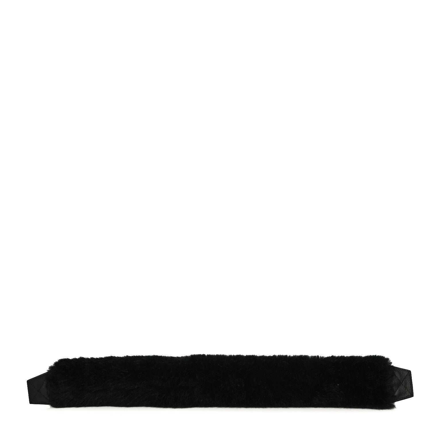 Givenchy Faux Fur Logo Bag Strap Black 3 of 7
