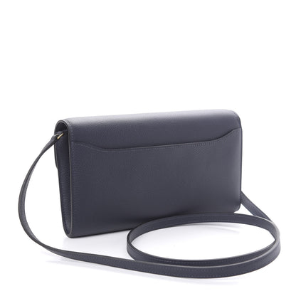 Hermes Evercolor Constance Wallet To Go Bleu Nuit 3 of 10