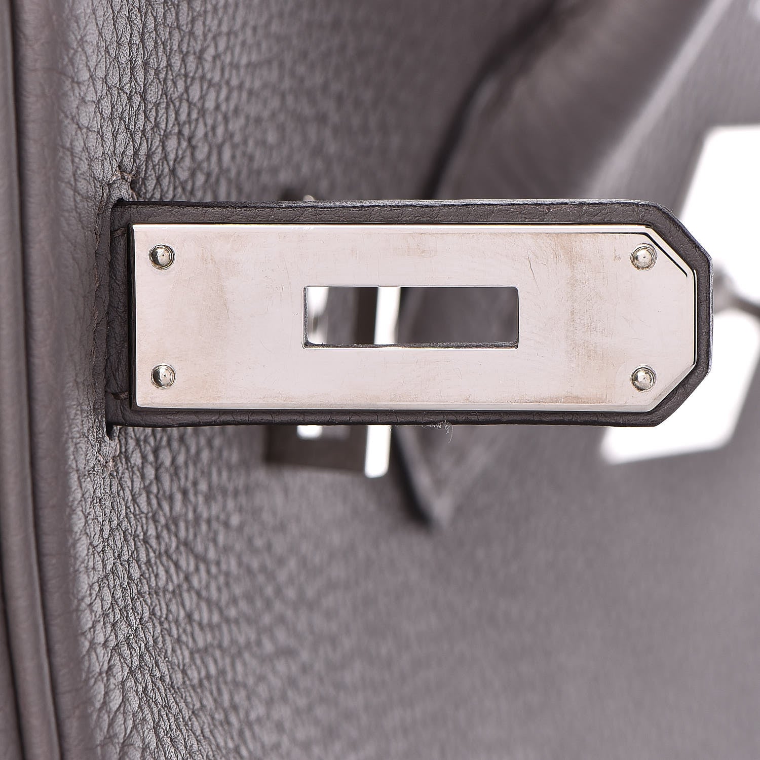 Hermes Togo Birkin 30 Etain 27 of 41