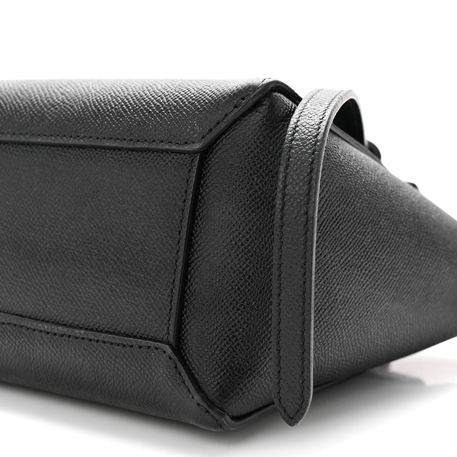 Celine Grained Calfskin Nano Belt Bag Black 10 of 10