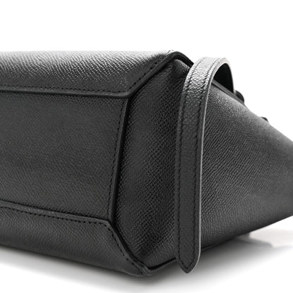 Celine Grained Calfskin Nano Belt Bag Black 10 of 10