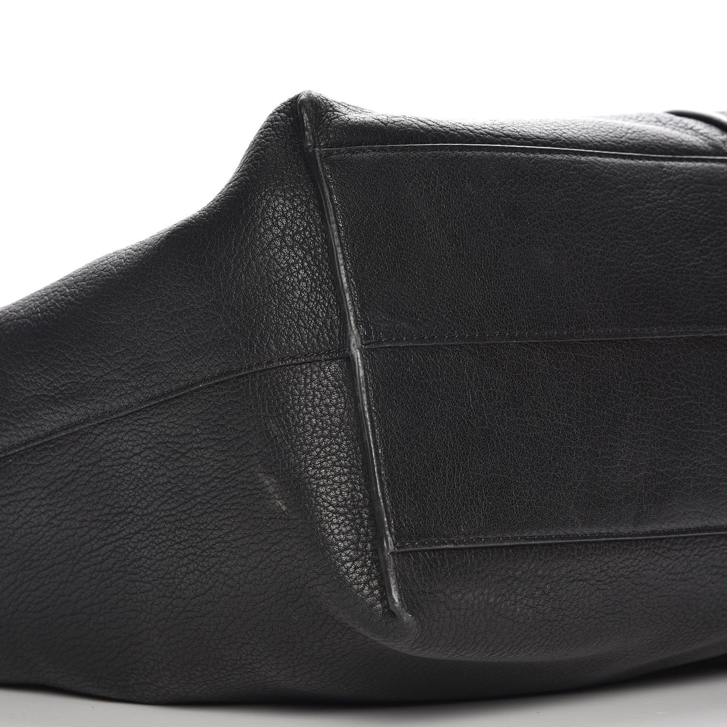 Grained Lambskin Large Keri Tote Black