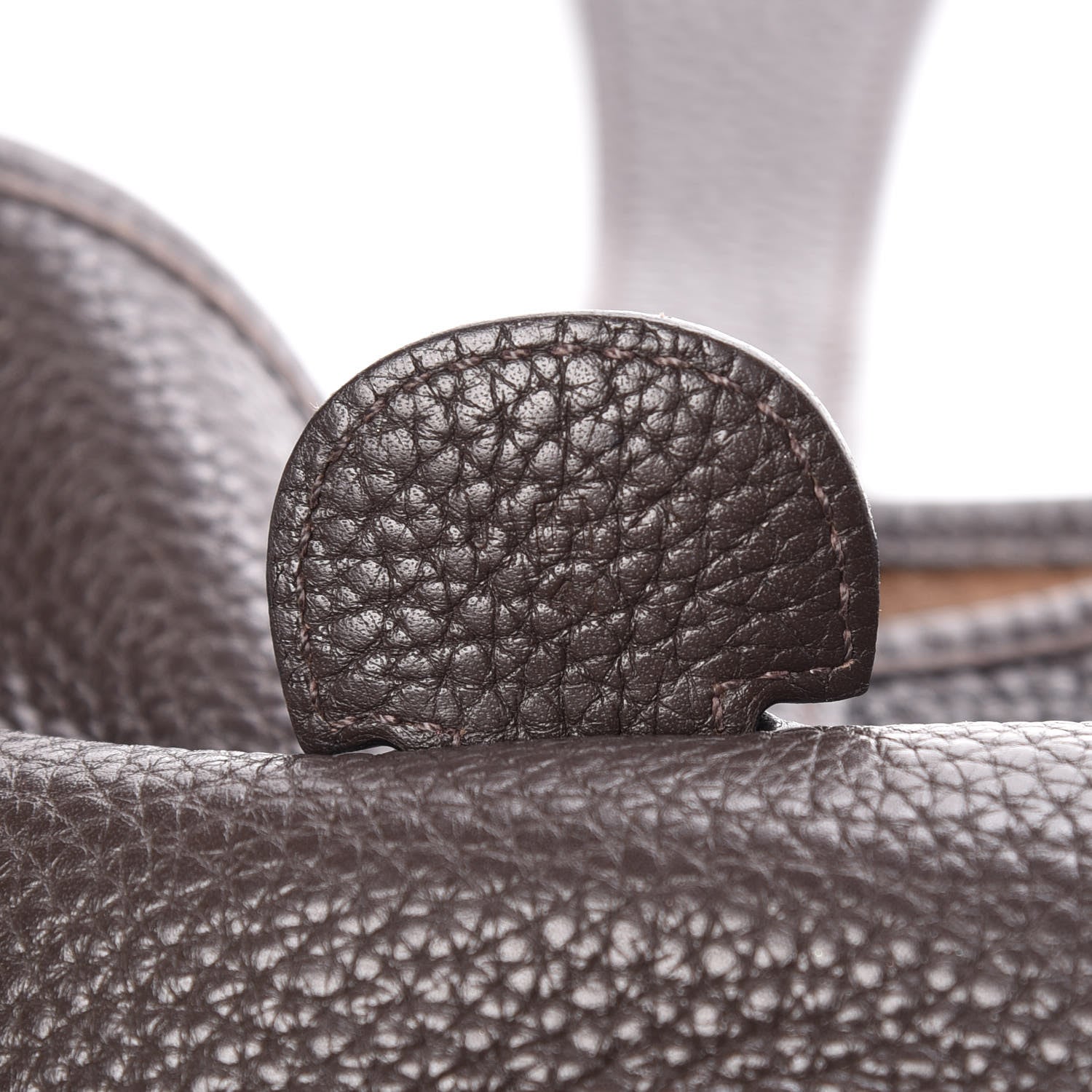 Hermes Taurillon Clemence Evelyne III TGM Chocolate 11 of 11