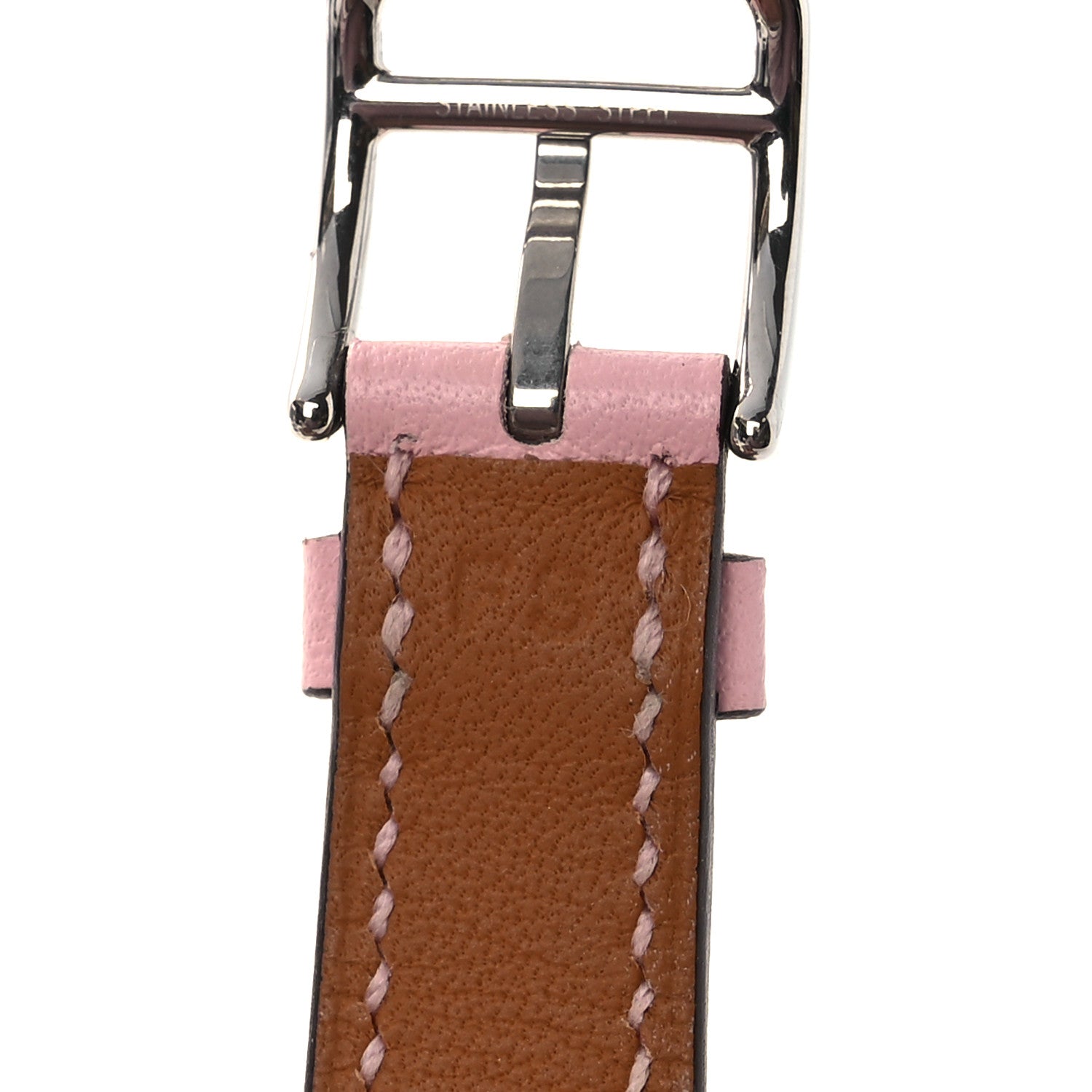 Hermes Swift Mini Heure H Double Tour Watch Strap Rose Sakura 6 of 8