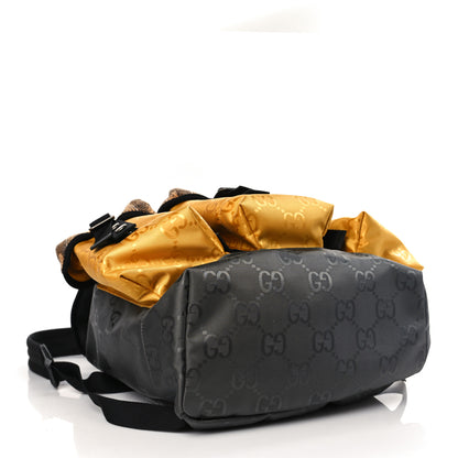 Gucci Tweed Econyl Nylon Monogram Off The Grid Utility Pocket Backpack Multicolor 4 of 9