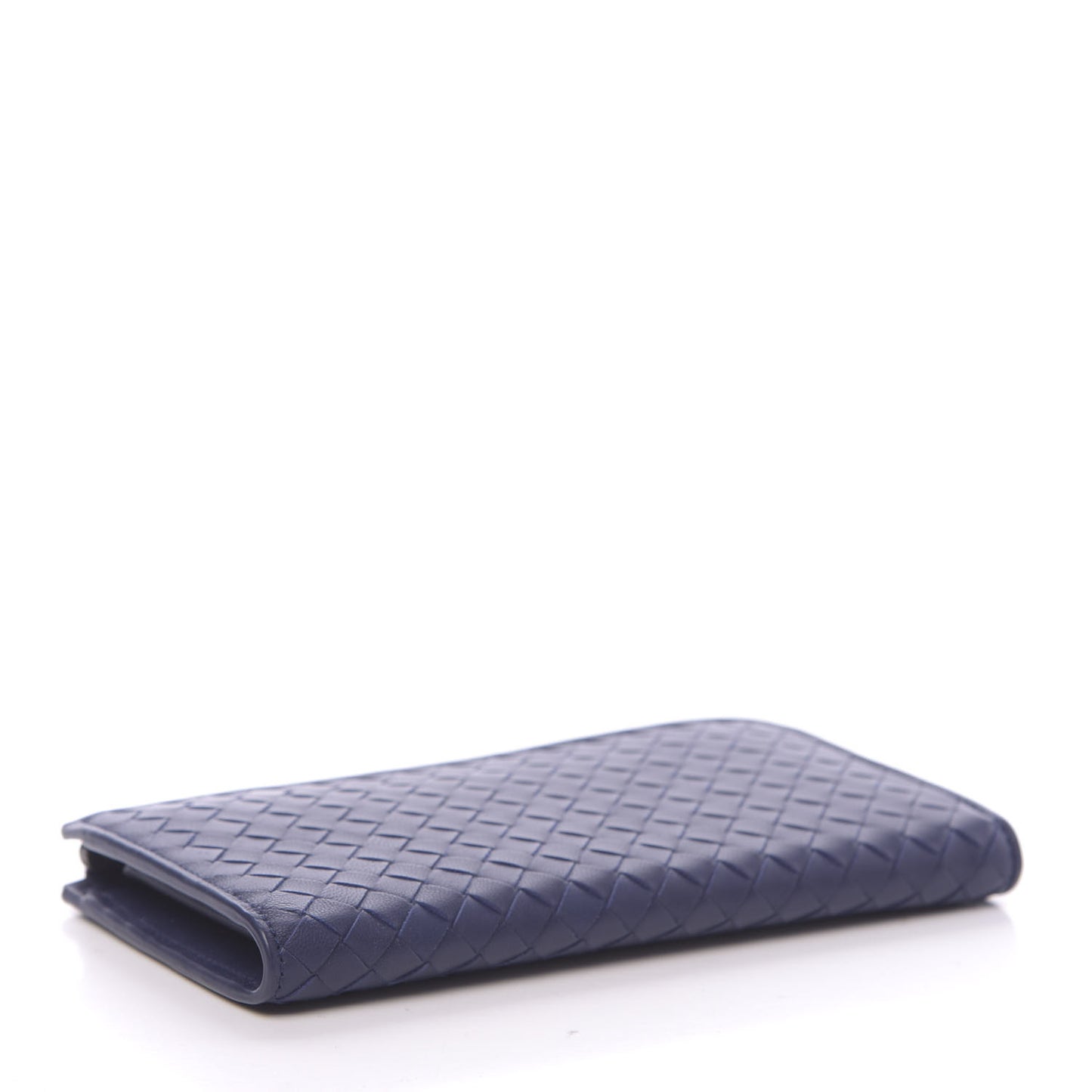 Nappa Intrecciato Zip Around Wallet Atlantic
