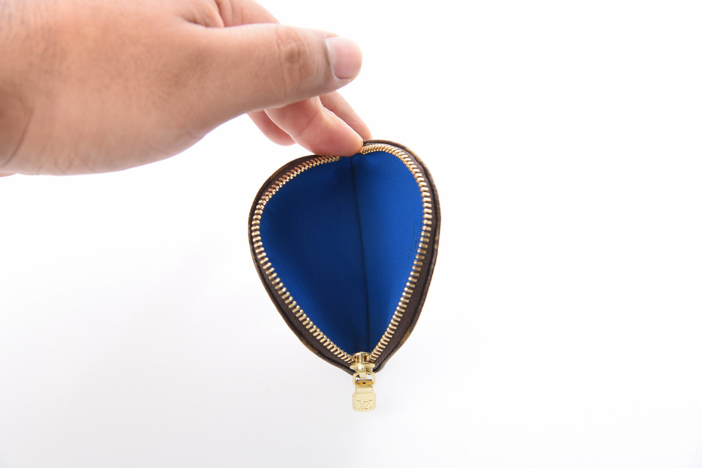 Monogram 2019 Christmas Animation Round Coin Purse Blue