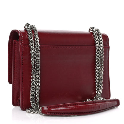 Saint Laurent Calfskin Monogram Sunset Chain Wallet Palissandre 2 of 7