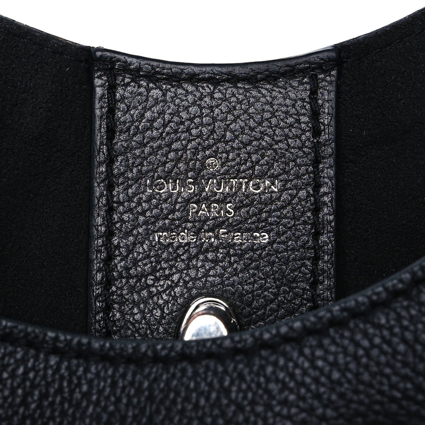 Calfskin Lockme Hobo Black