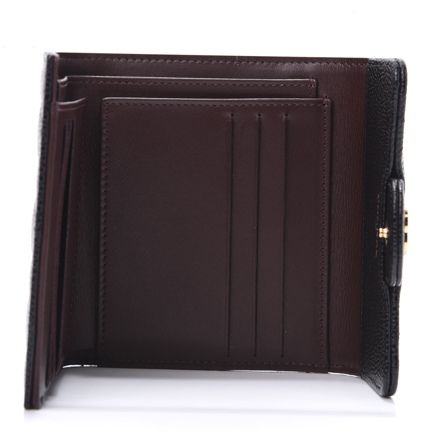 Chanel Caviar Quilted Compact Flap Wallet Black 5 of 9