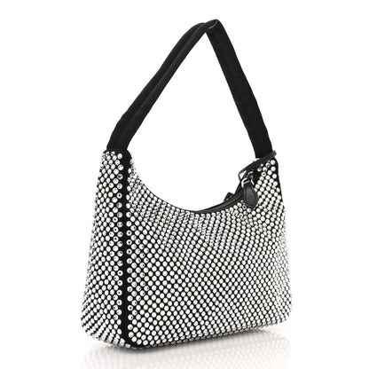 Prada Satin Crystal Mini Re-Edition 2000 Bag Cristal 3 of 12