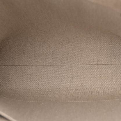 Chloe Linen Calfskin Medium Woody Ribbon Tote White Brown 5 of 10