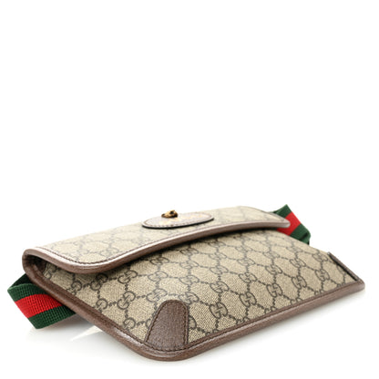 Gucci GG Supreme Monogram Neo Vintage Web Belt Bag Brown 4 of 11