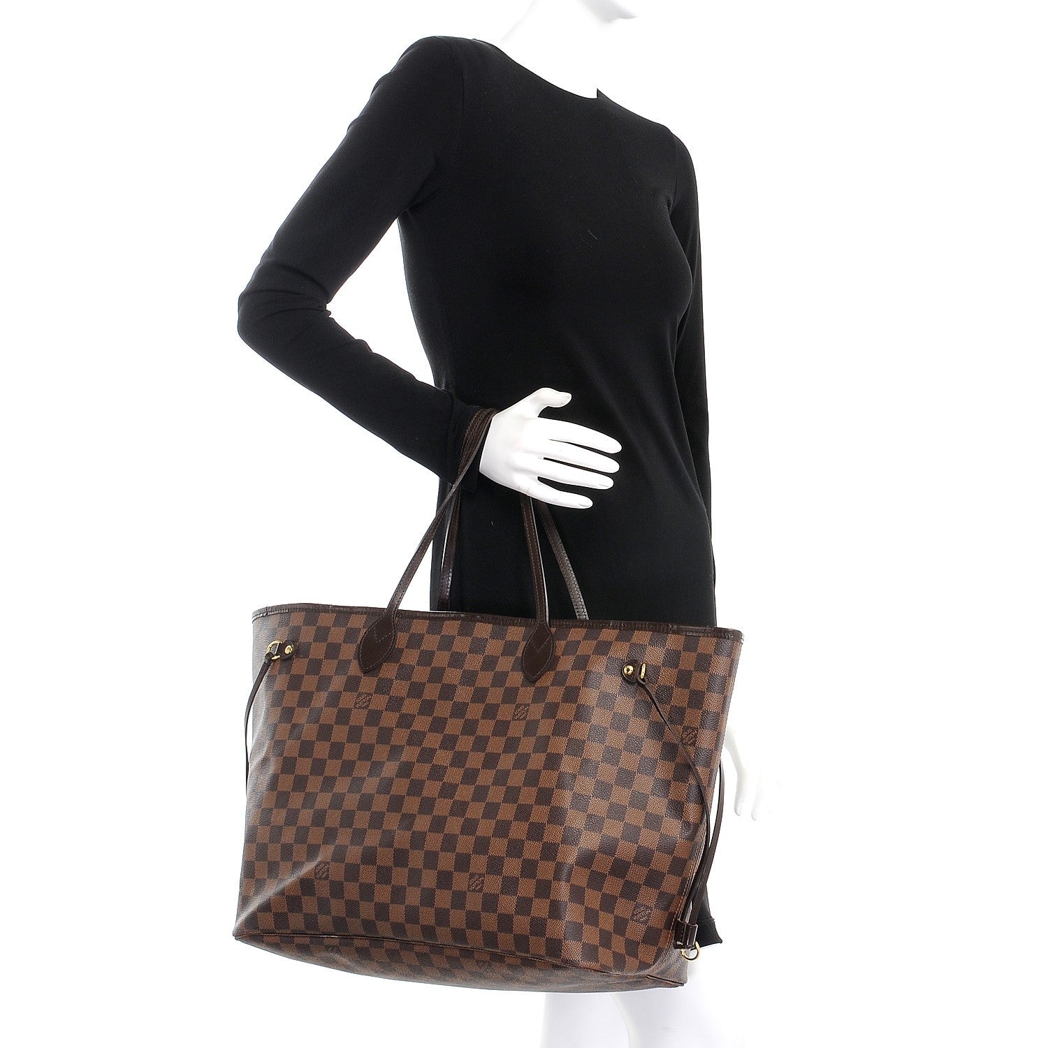 Louis Vuitton Damier Ebene Neverfull GM 2 of 7
