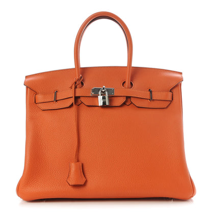 Hermes Togo Birkin 35 Orange 1 of 33