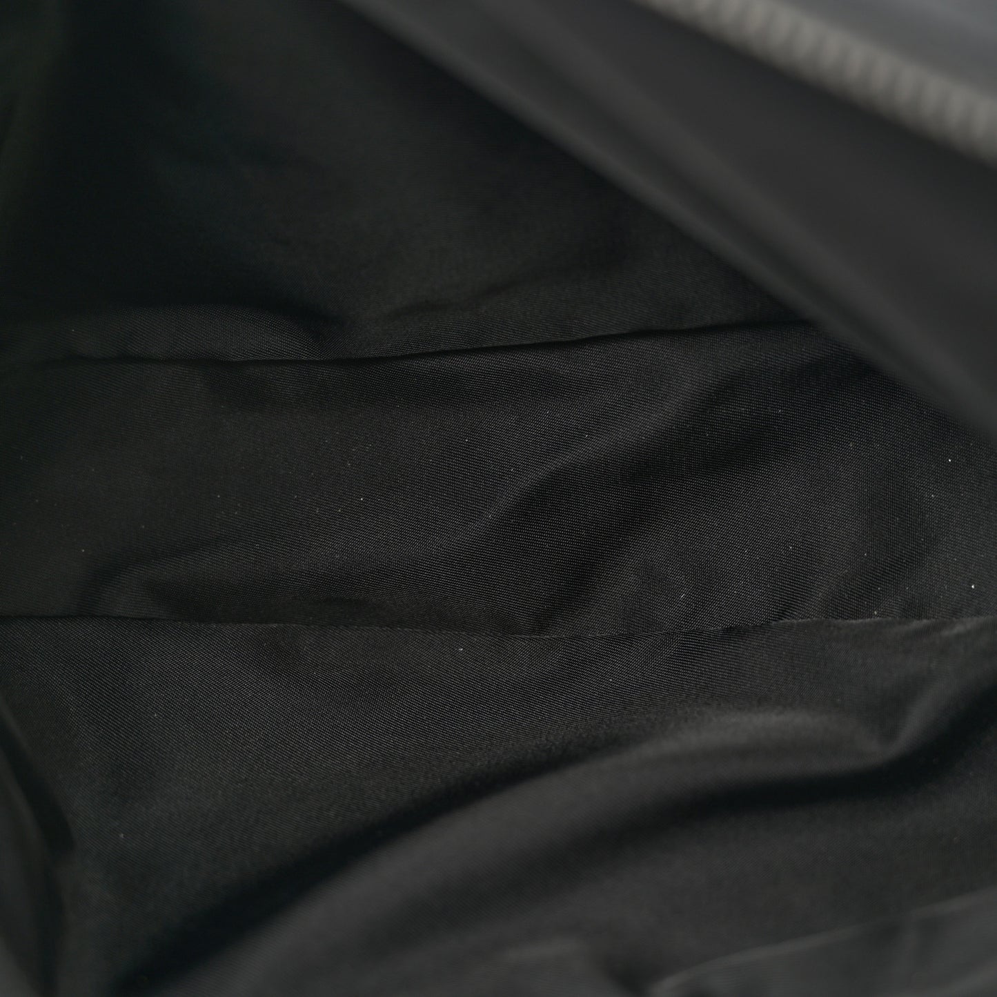 Nylon Travel Shoulder Bag Black