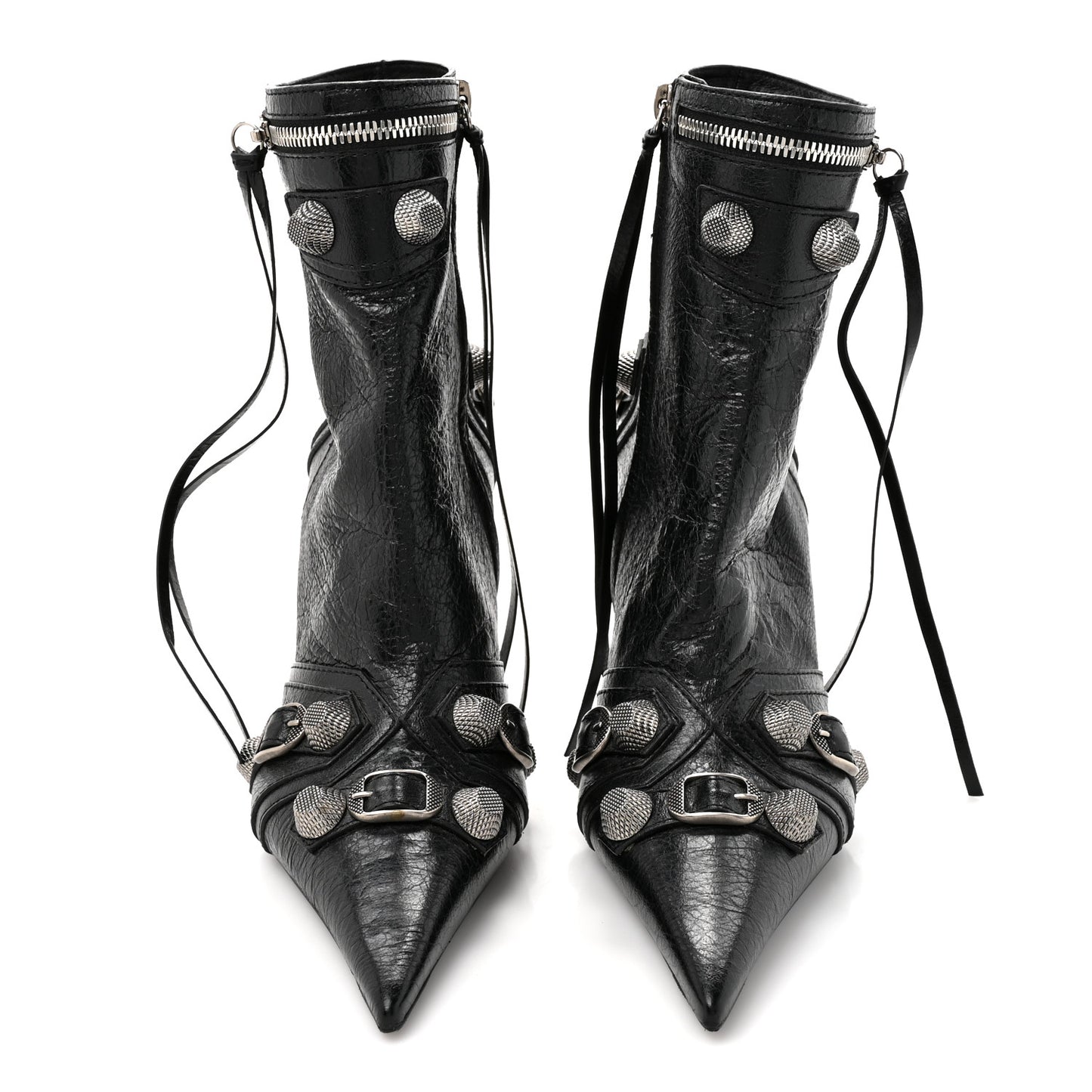 Agneau Arena Cagole 90mm Ankle Boots 37 Black