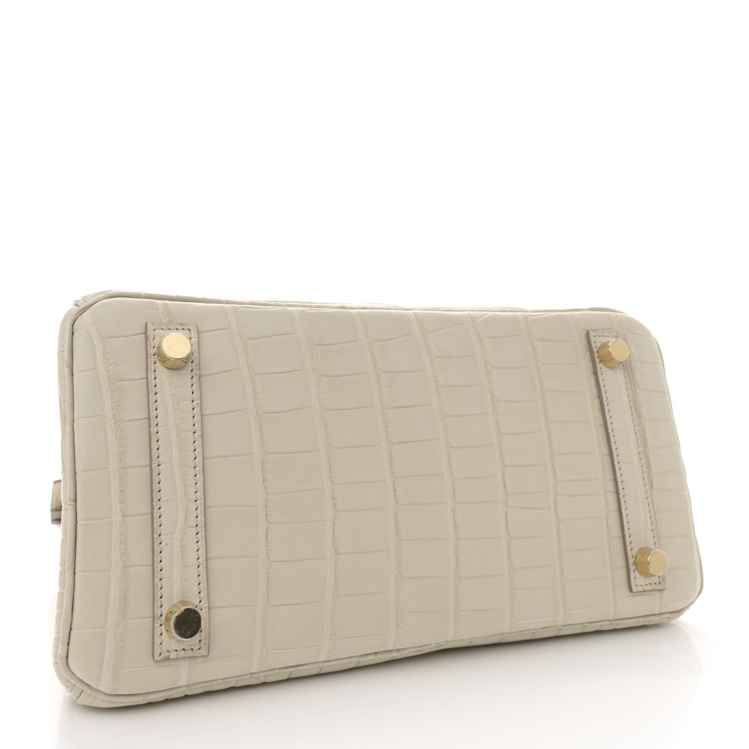 Hermes Matte Alligator Birkin 25 Beton 4 of 12