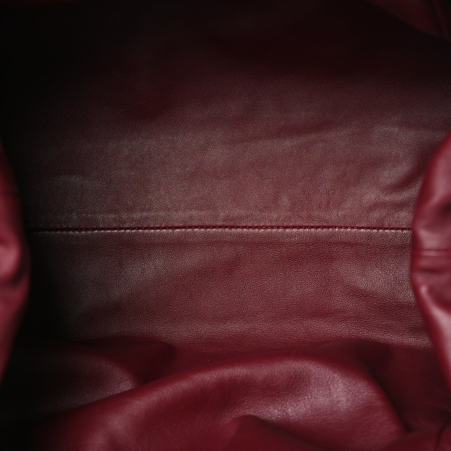 Smooth Butter Calf The Pouch Oversized Clutch Bordeaux