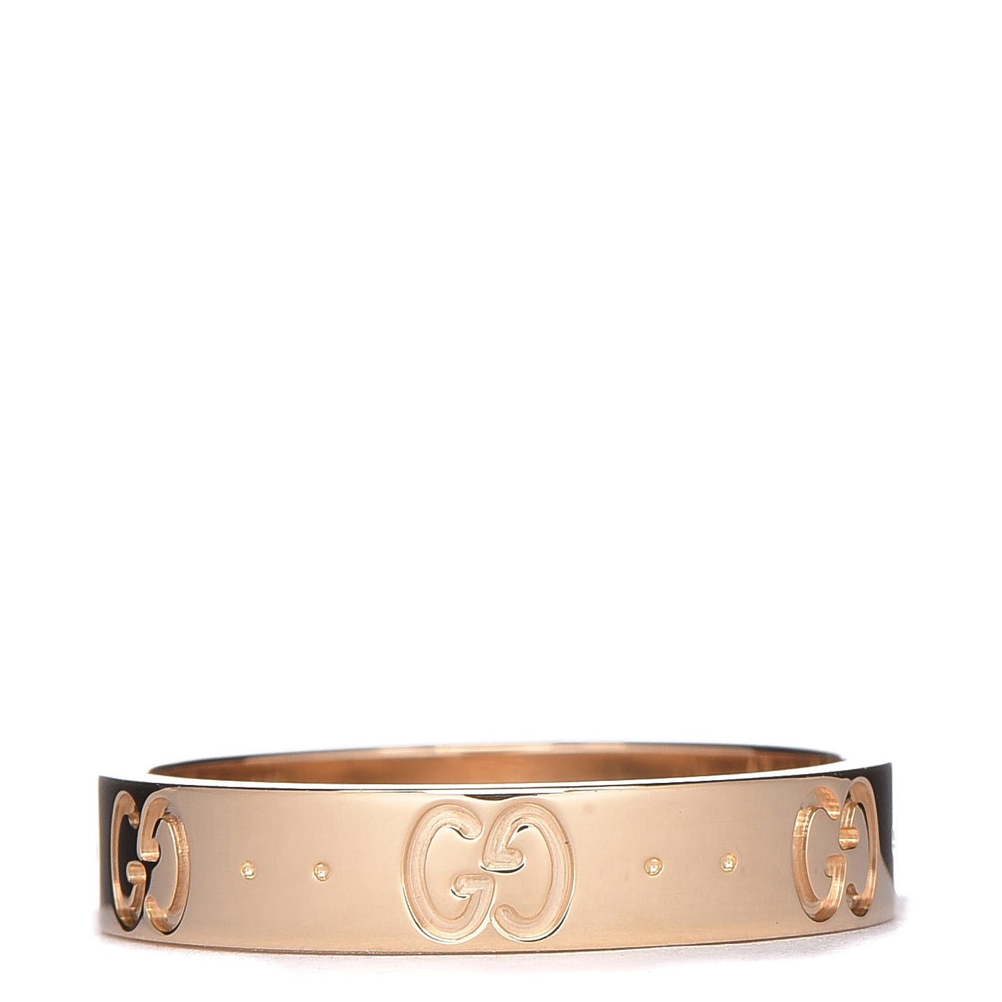 18K Yellow Gold 4mm Icon Thin Band Ring 54 7