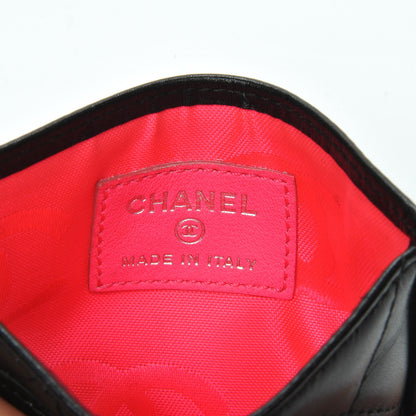 Chanel Calfskin Quilted Cambon Card Holder Black 6 of 7