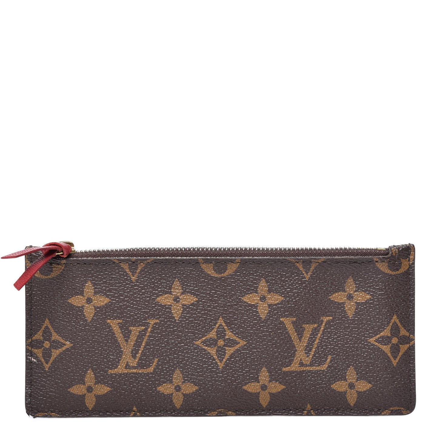 Monogram Josephine Wallet Zippered Insert Fuchsia