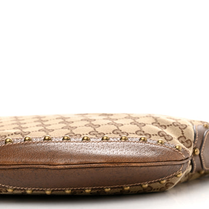 Gucci Monogram Pelham Studded Shoulder Bag Brown 10 of 13