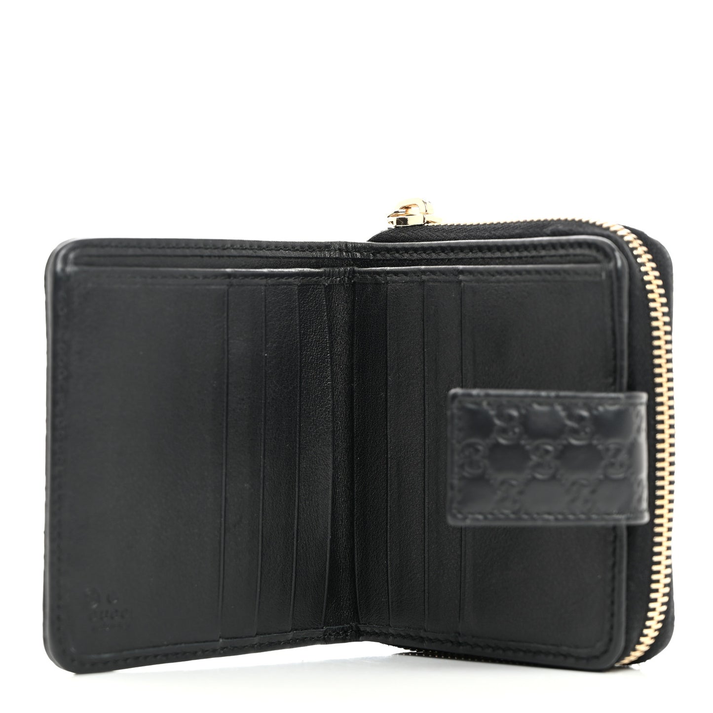 Microguccissima Compact Wallet Black