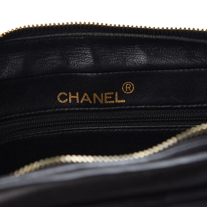 Chanel Lambskin Quilted Camera Case Black 6 of 12