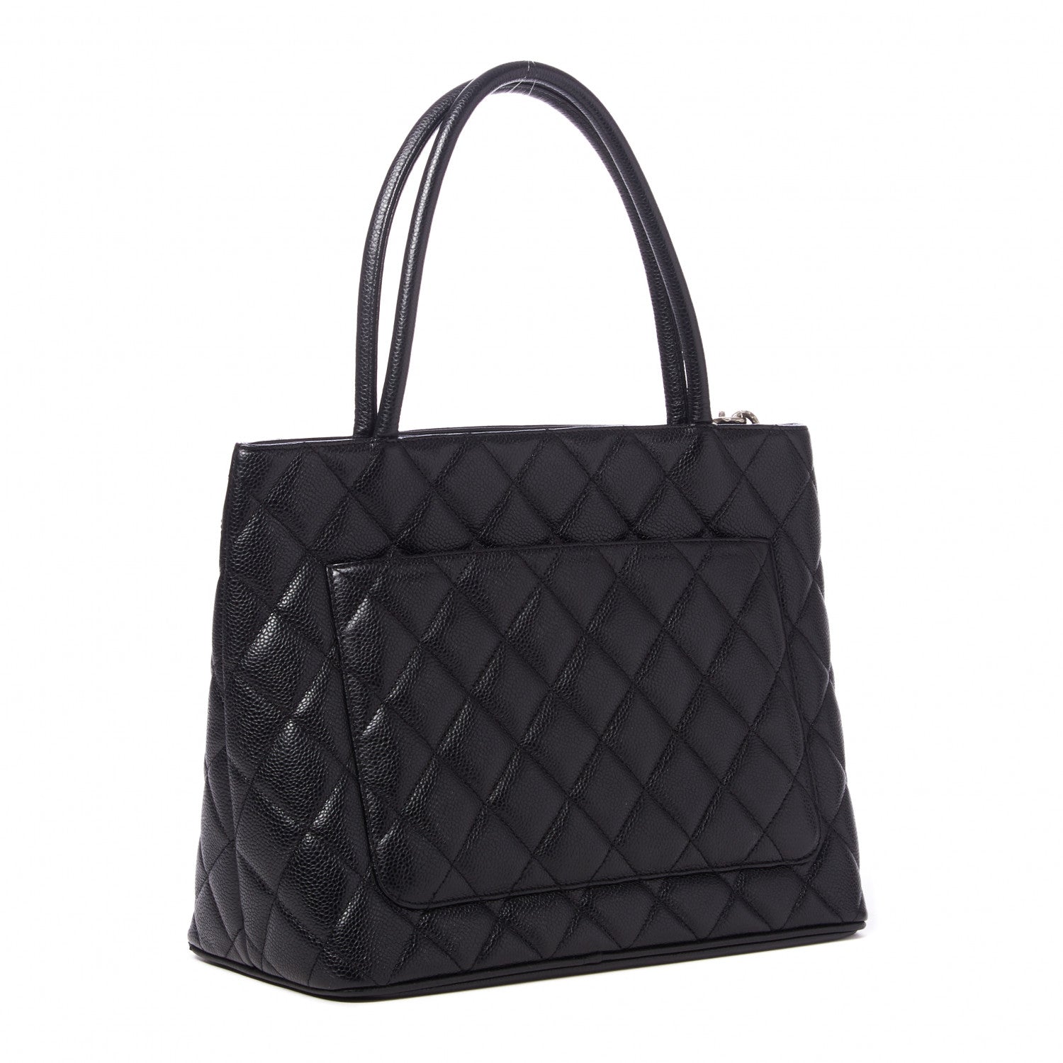 Chanel Caviar Quilted Medallion Tote Black 2 of 8