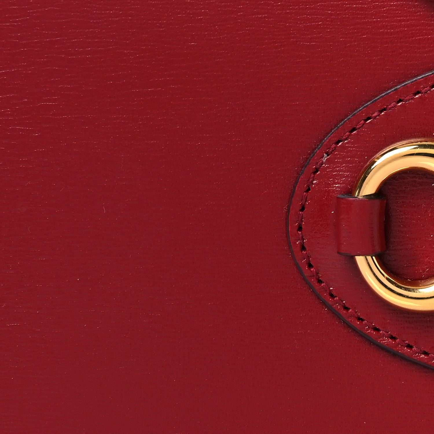 Gucci Boarded Plutone Calfskin Horsebit 1955 Wallet On Chain New Cherry Red 10 of 15