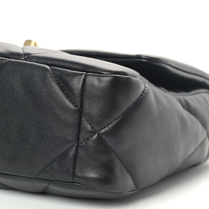 Chanel Lambskin Quilted Medium Chanel 19 Flap Black 9 of 10