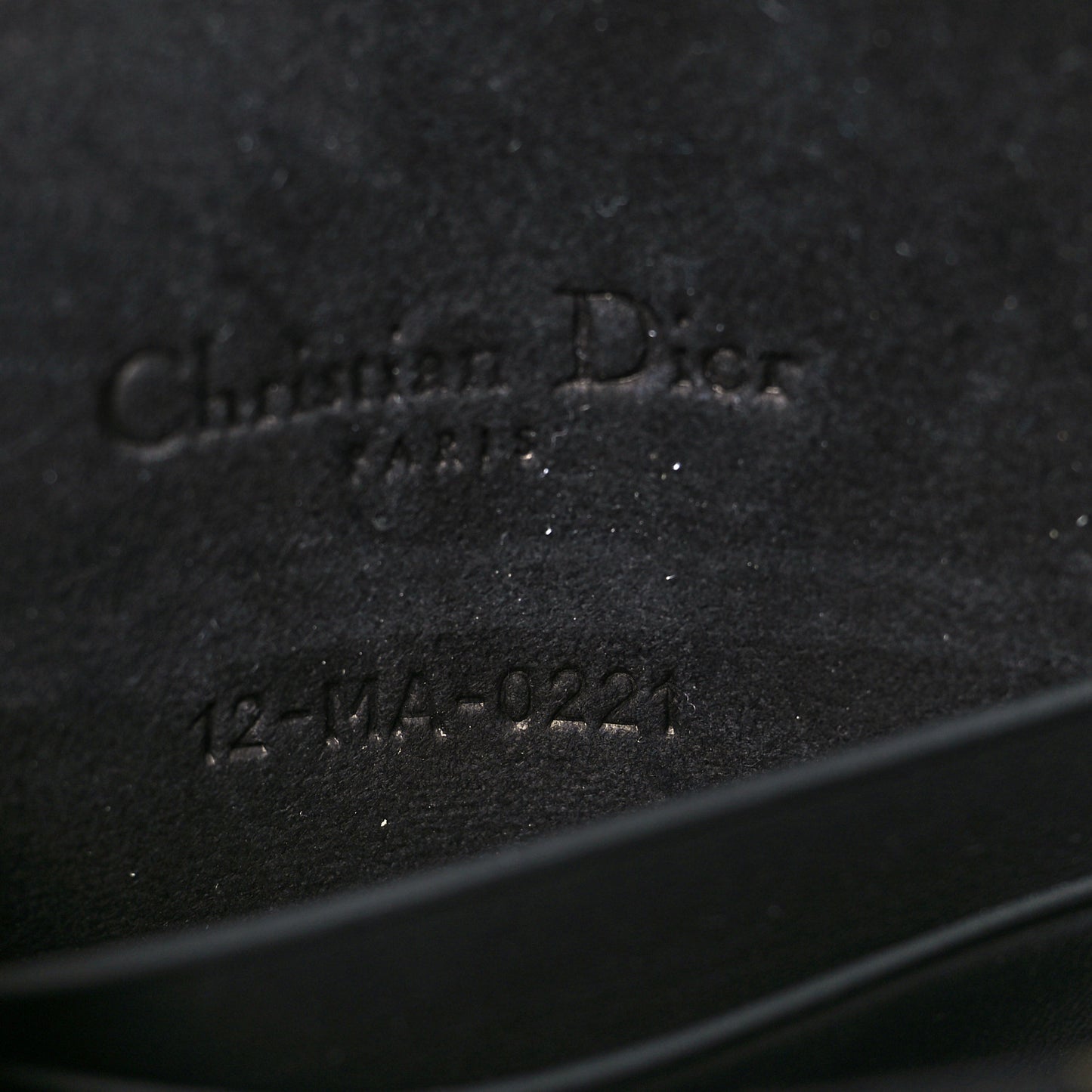 Ultra Matte Calfskin Saddle Belt Clutch Black