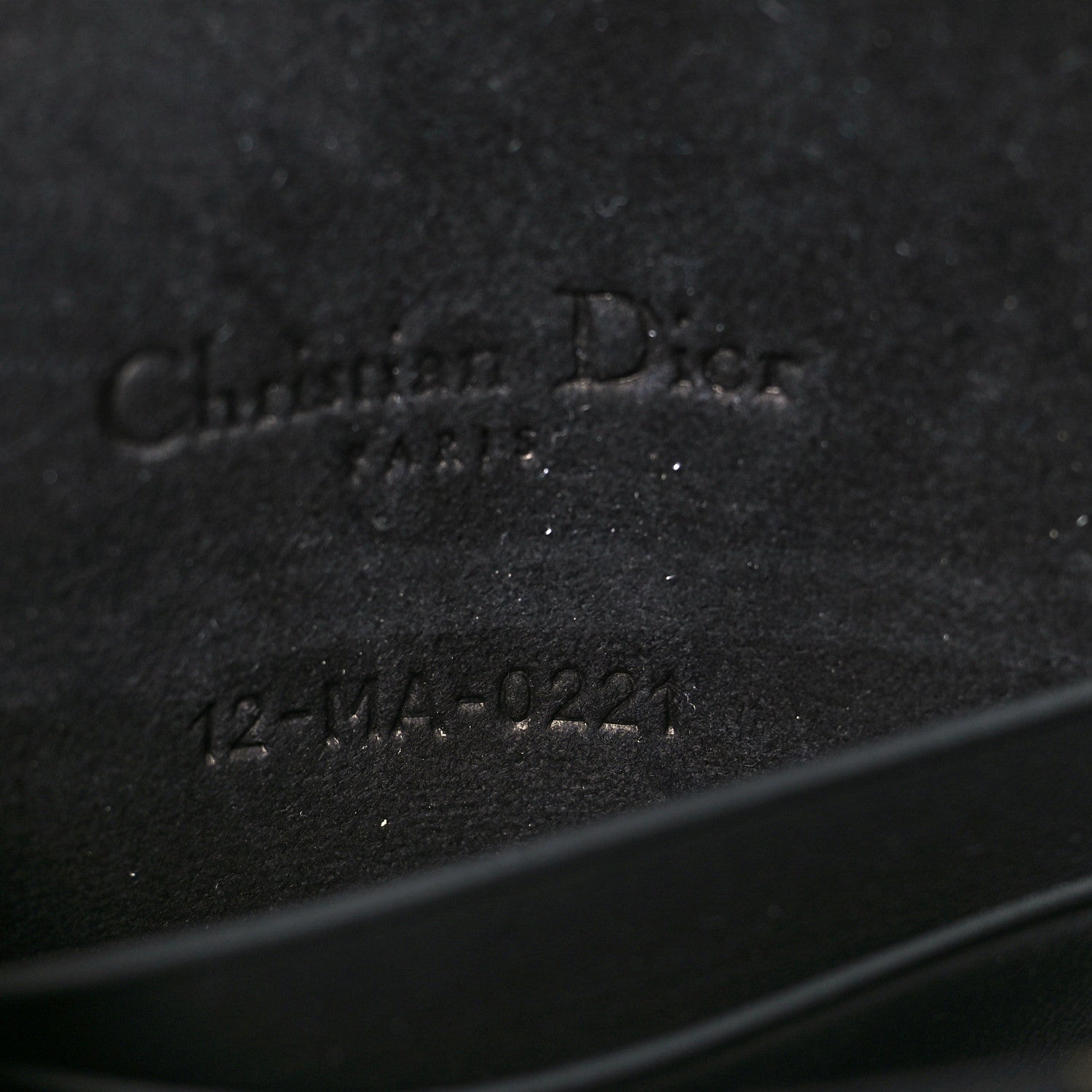 Christian Dior Ultra Matte Calfskin Saddle Belt Clutch Black 6 of 9