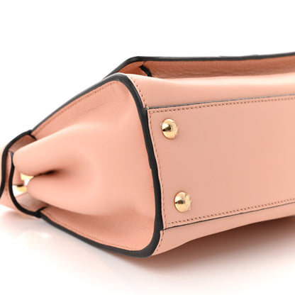 Fendi Nappa Pocket Mini Peekaboo Iconic Satchel Baby Pink 8 of 9