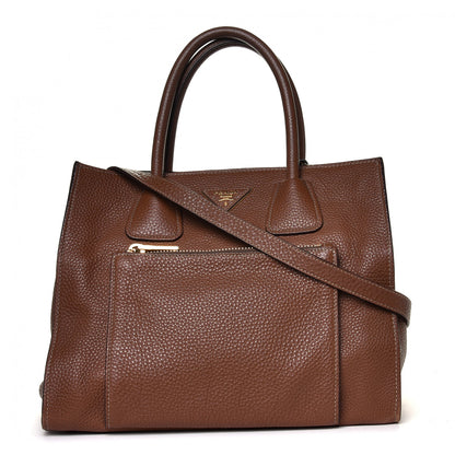 Prada Vitello Phenix Shopping Tote Brown 1 of 4