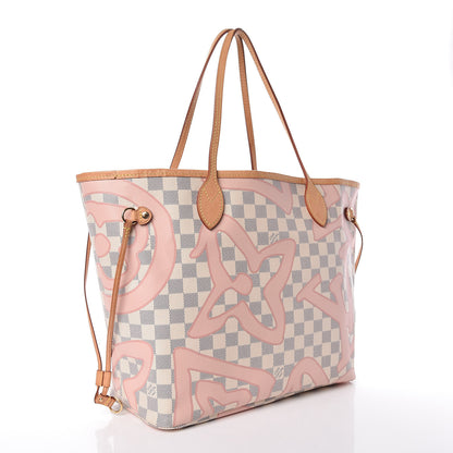 Louis Vuitton Damier Azur Tahitienne Neverfull MM 4 of 18