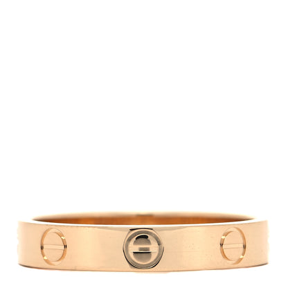 Cartier 18K Yellow Gold 3.5mm LOVE Wedding Band Ring 55 7.25 6 of 8